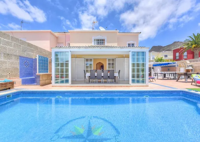 Villa Teide Sol Con Piscina Climatizada, Playa Fanabe,