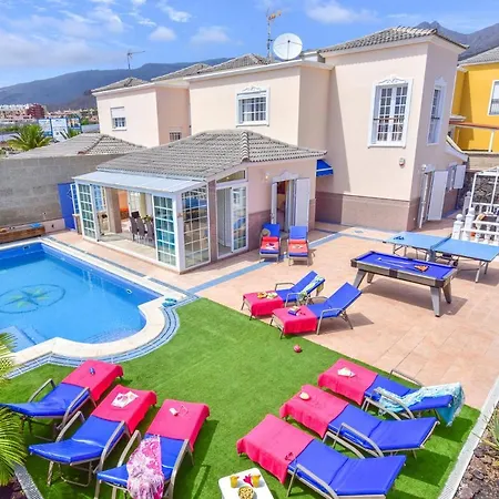 Teide Sol Con Piscina Climatizada, Playa Fanabe, 别墅