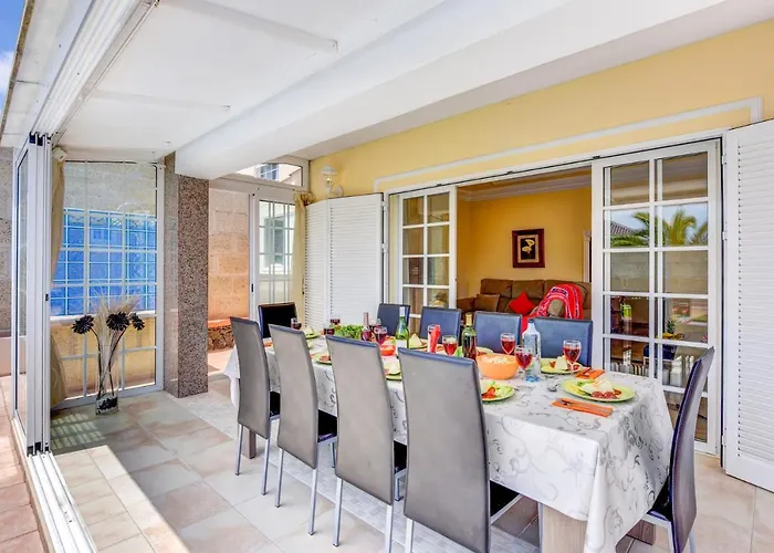 فيلة Teide Sol Con Piscina Climatizada, Playa Fanabe,