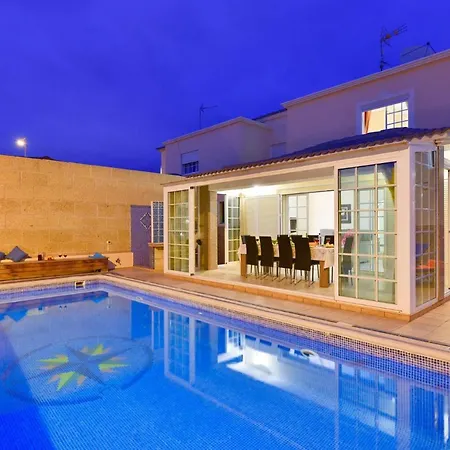 Villa Teide Sol Con Piscina Climatizada, Playa Fañabe,